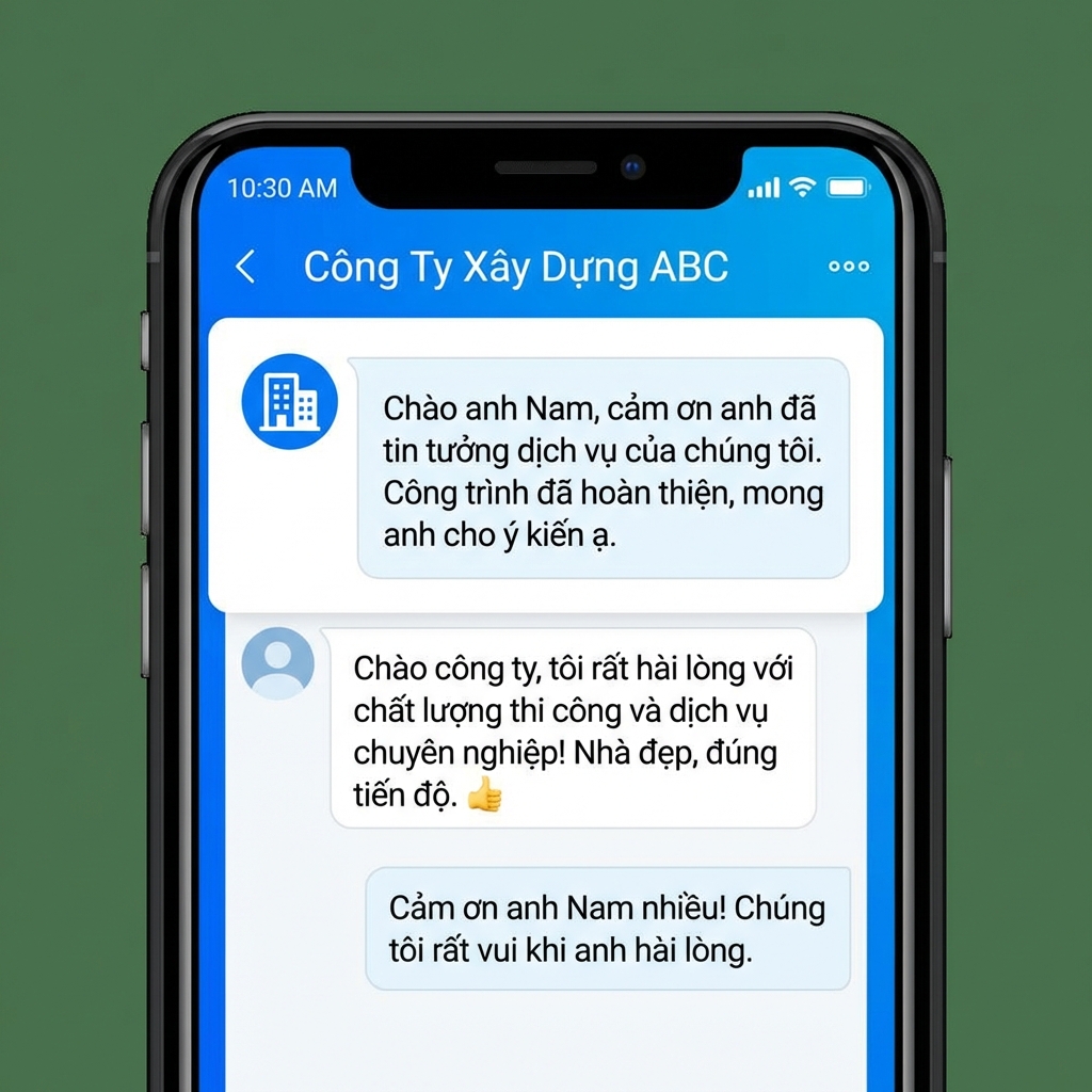 Tin nhắn cảm ơn